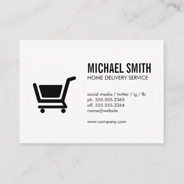 E-commerce / Monogram Business Card (Front)