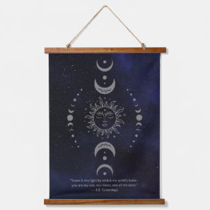 E.E. Cummings Celestial Poem Hanging Tapestry