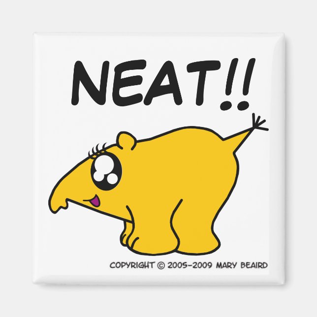 e.e.h.r...? Keanu "Neat!!" magnet (Front)