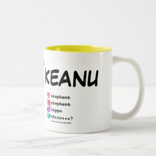 e.e.h.r...? Keanu right-handed Mug