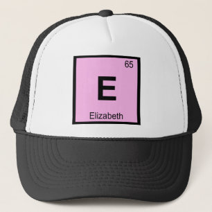 E - Elizabeth New Jersey Chemistry Periodic Table Trucker Hat