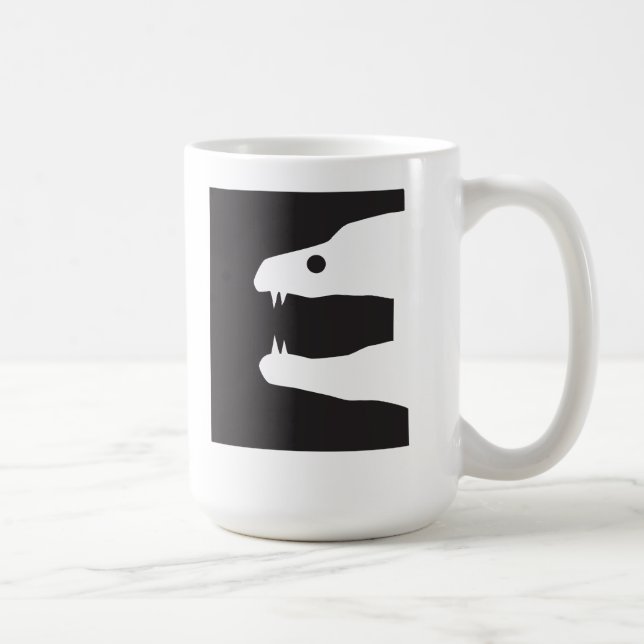 E for eel coffee mug (Right)