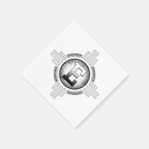 E For ENGINEER Napkin