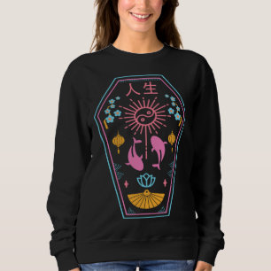 E Girl Aesthetic  Pastel Goth  Japanese Drippy 90s Sweatshirt