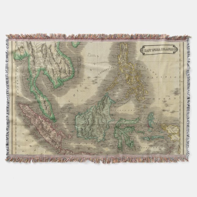 E India Islands Throw Blanket (Front)