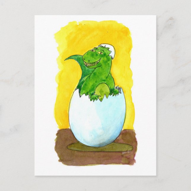 E is for egg postcard (Front)