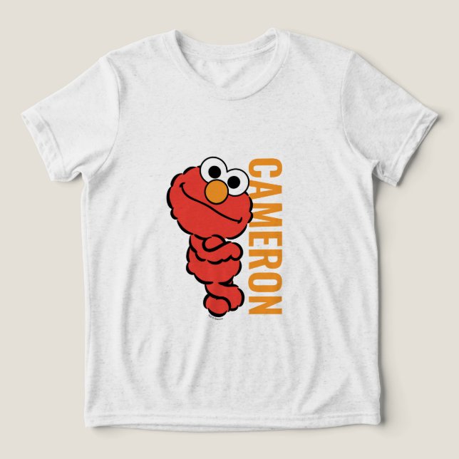 E is for Elmo Tri-Blend Shirt (Design Front)