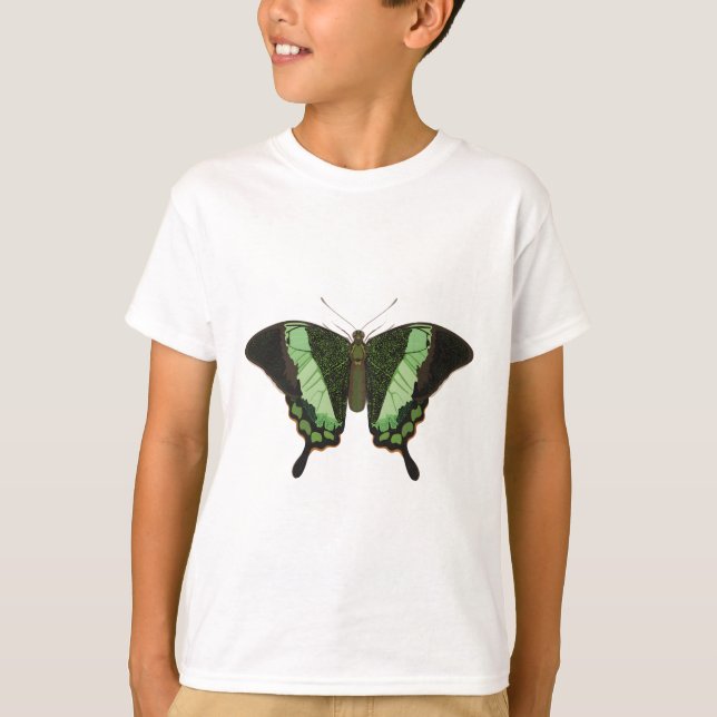 E is for Emerald Swallowtail Moth  T-Shirt (Front)