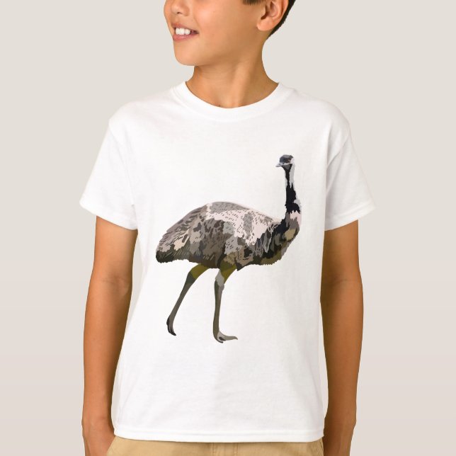 E is for Emu T-Shirt (Front)