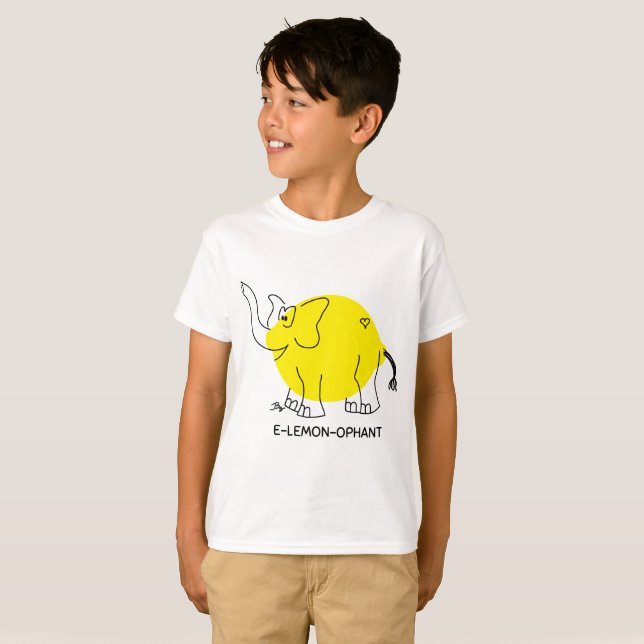 E-lemon-ephant T-Shirt (Front Full)