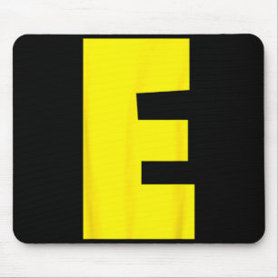 E Letter Chipmunk Group Matching Funny Halloween Mouse Pad