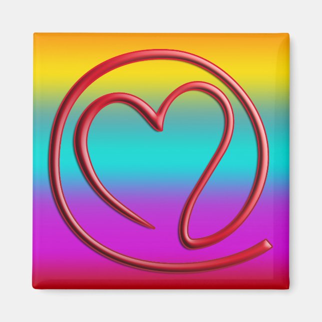 e m a i l 4 y o u | coloured linear magnet (Front)