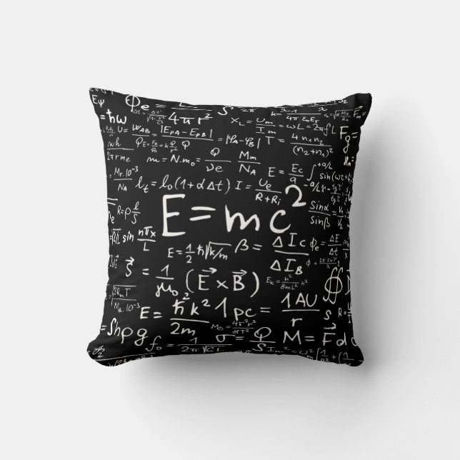 e=mc2 cushion (Front)