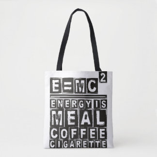 E = mc2 "Einstein equation" - light Tote Bag