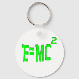 E=MC2 (green) Key Ring