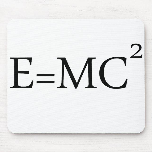 e=mc2 mouse pad (Front)