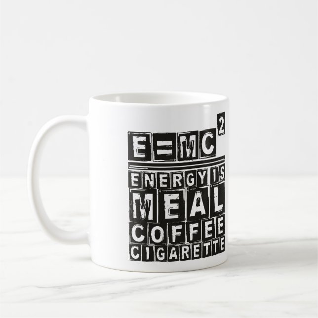 E=mc² Coffee Mug (Left)