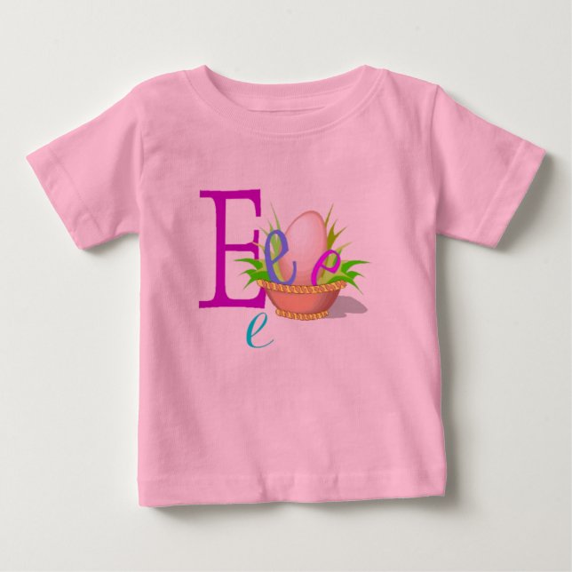 E - Monogram  Collection Baby T-Shirt (Front)