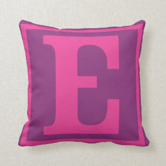 "E" pillow, part of the L-O-V-E series Cushion