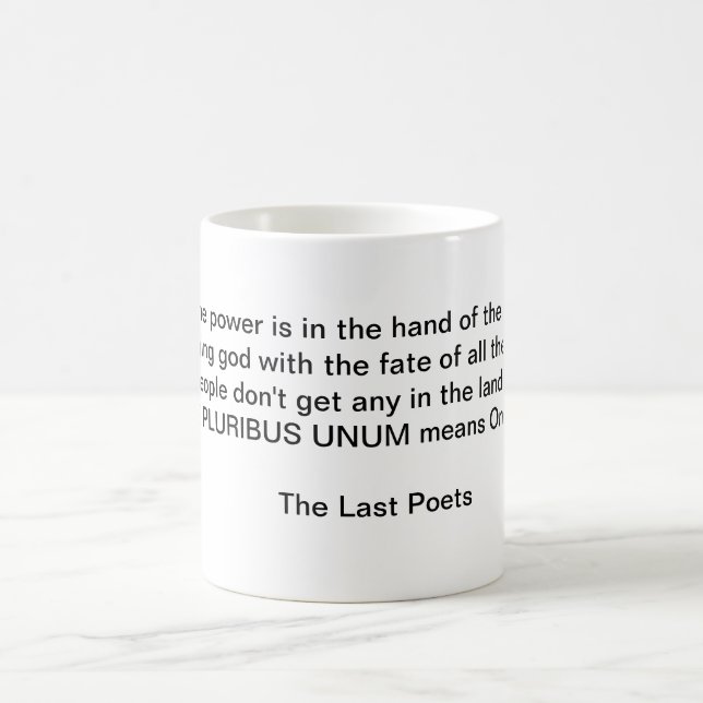 E Pluribus unum Coffee Mug (Center)
