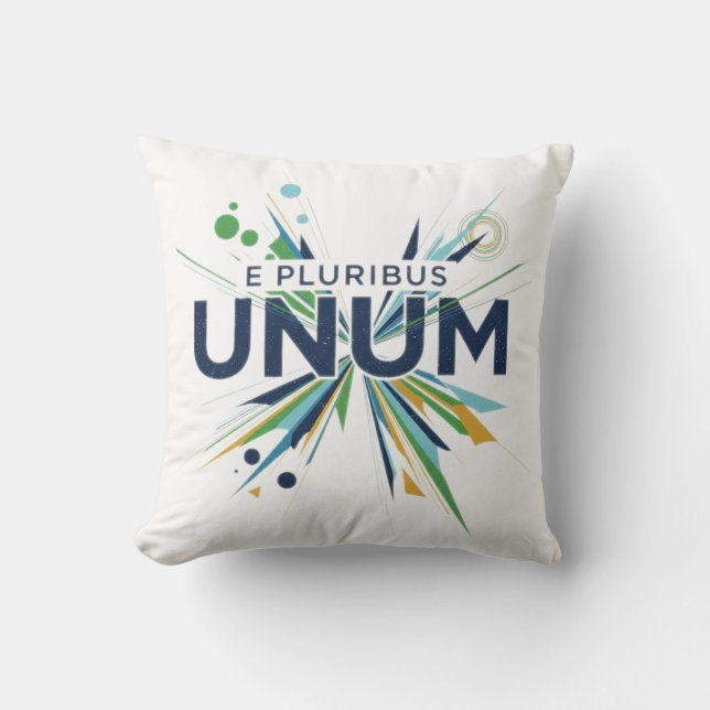 E Pluribus Unum Cushion (Front)