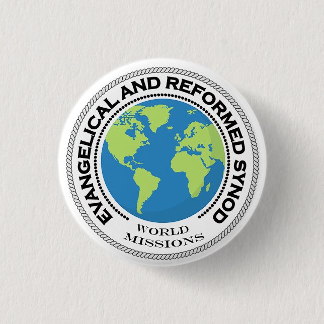 E&R World Missions Button (Front)