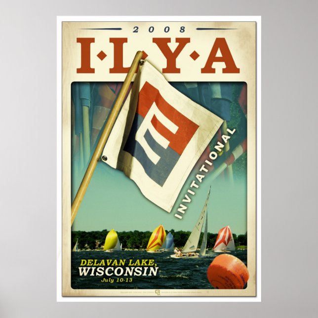 E Race 2008 'aged' print (Front)