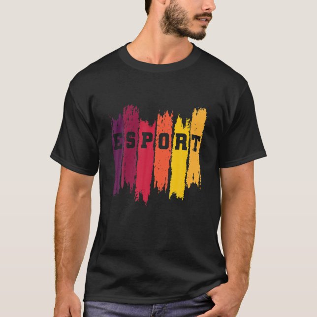E-Sport Gaming Video Games Console T-Shirt (Front)