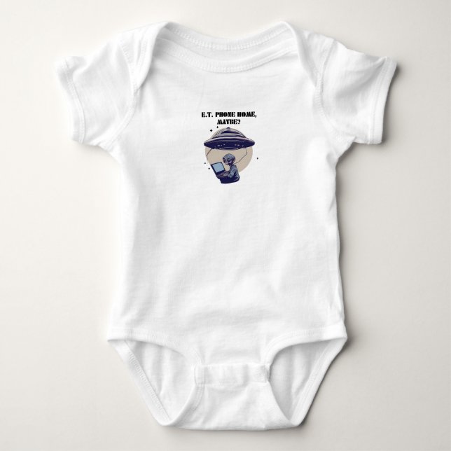 E.T. phone home, maybe? Baby Bodysuit (Front)