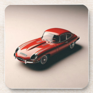 E-type Jaguar Coupe (Red) Coaster