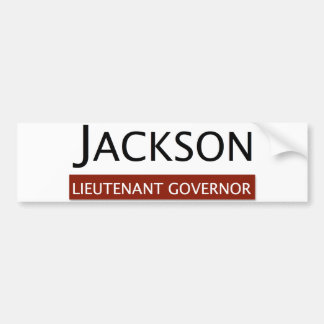 E.W. Jackson Lieutenant Governor Bumper Sticker