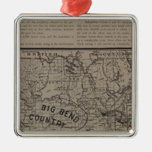 E Washington, N Idaho Metal Tree Decoration