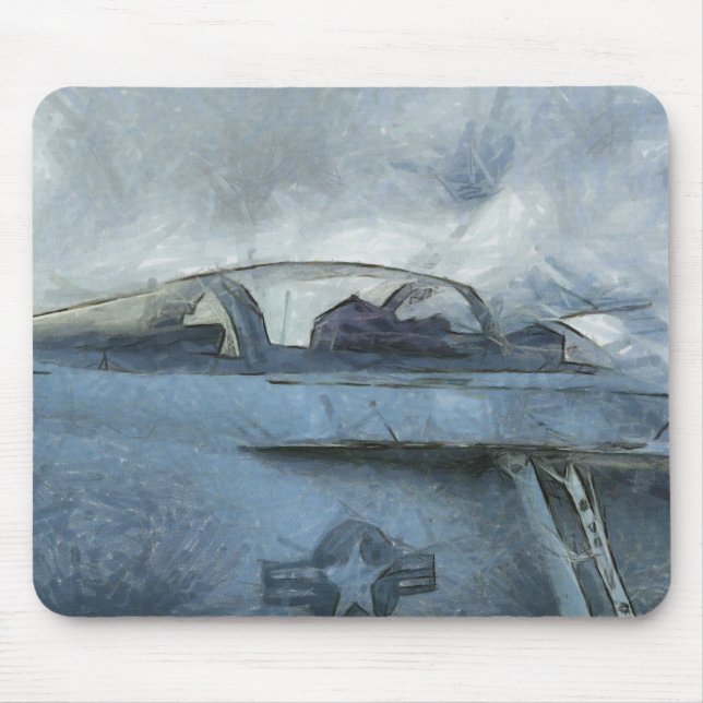 EA-18 Cockpit Art Mouse Pad (Front)
