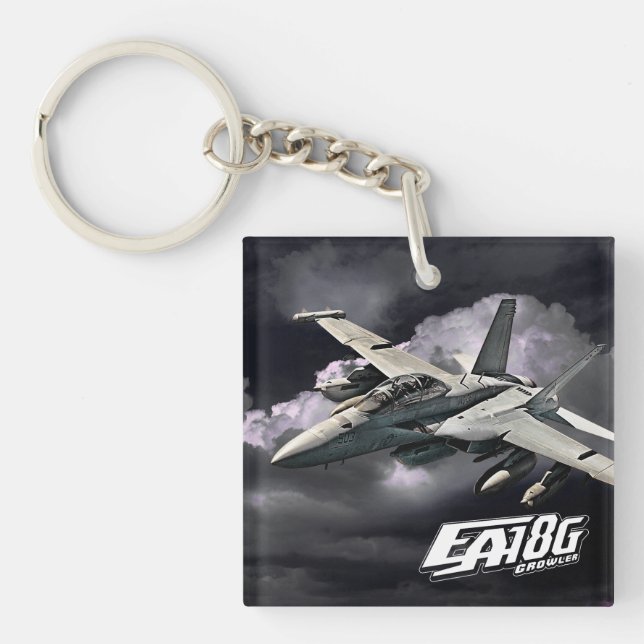 EA-18G Growler Acrylic Keychain Acrylic Keychain (Front)