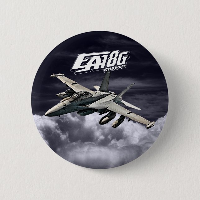 EA-18G Growler Button Button (Front)
