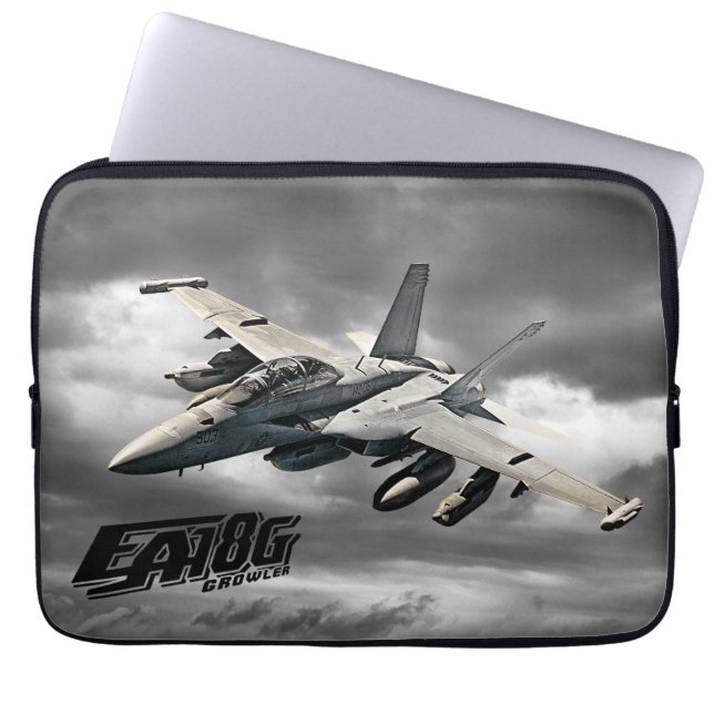 EA-18G Growler Laptop Sleeve Electronics Bag (Front)