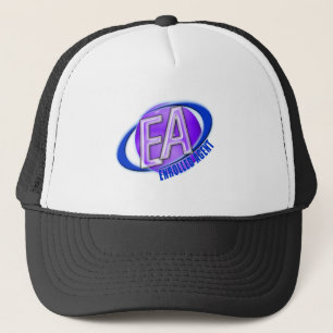 EA ORB SWOOSH LOGO - ENROLLED AGENT TRUCKER HAT