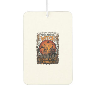 Each Day Joyful Halloween Haunted House Witch Cat Car Air Freshener