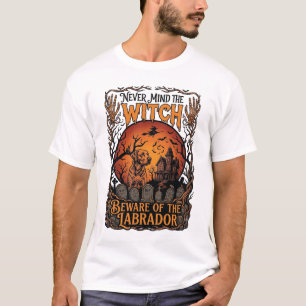 Each Day Joyful Halloween Haunted House Witch Cat T-Shirt