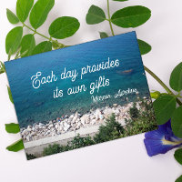 Each day provides latin saying poster