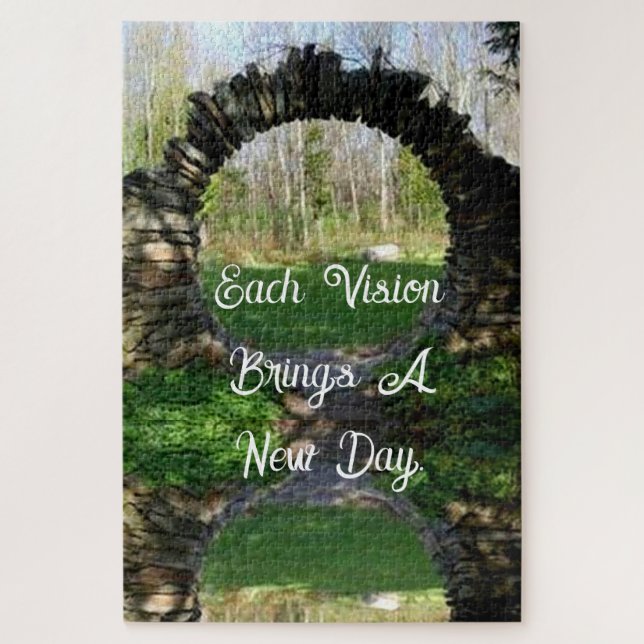 EACH VISION BRINGS A NEW DAY Puzzle (Vertical)