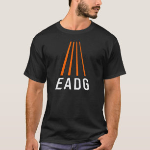 EADG 4 String Bass Guitar Player Bassist Perspecti T-Shirt