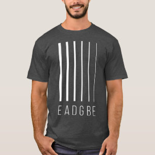 EADGBE 6 String Guitar Player & Guitarist - Cool 6 T-Shirt