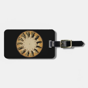 Eadweard Muybridge Couple Waltzing Phenakistoscope Luggage Tag