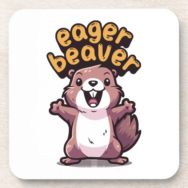 Eager Beaver Coaster (Front)