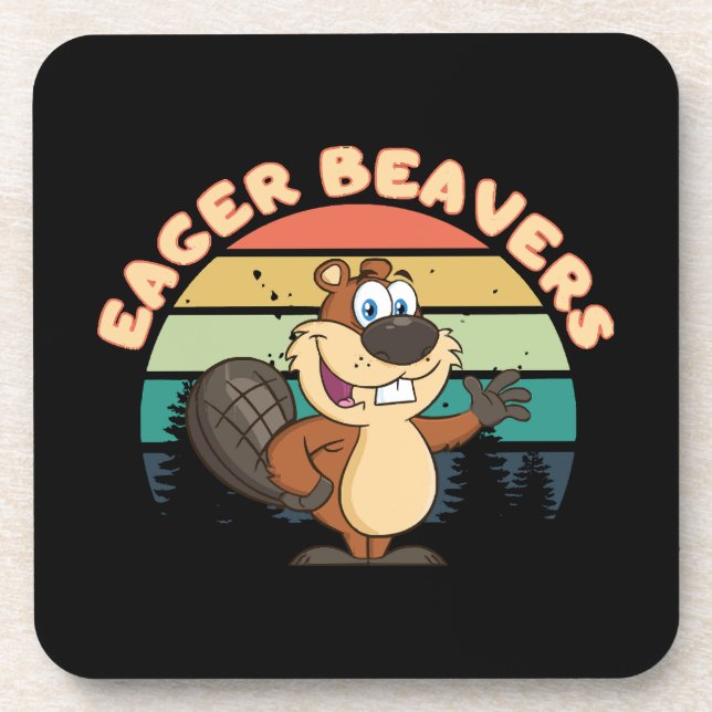 Eager Beavers Coaster (Front)