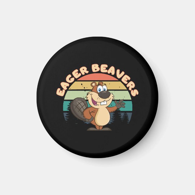 Eager Beavers Magnet (Front)