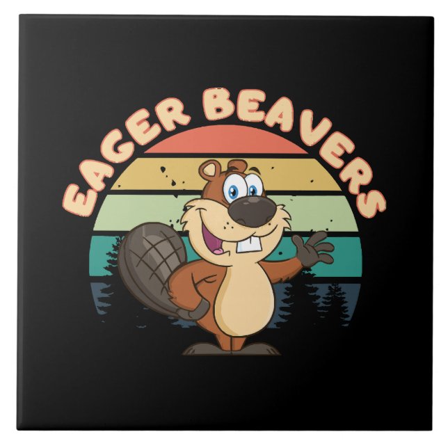 Eager Beavers Tile (Front)
