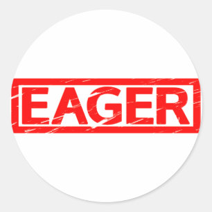 Eager Stamp Classic Round Sticker