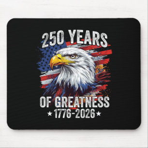 Eagle 250 Years American 1776 2026 250th Usa Birth Mouse Pad
